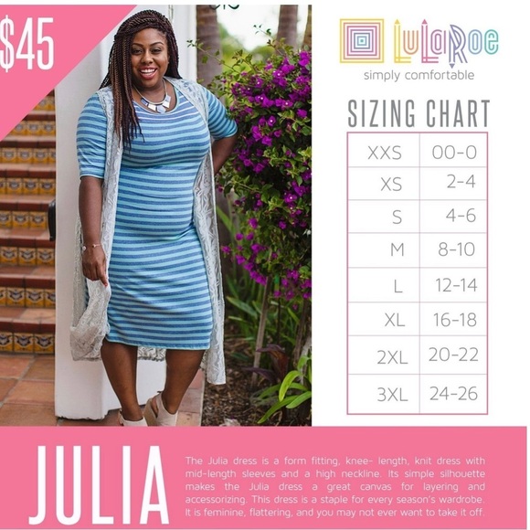 LulaRoe Julia Dress NWOT - Picture 5 of 5